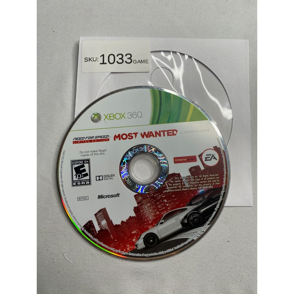 Need for Speed Most Wanted Limited Edition Xbox 360